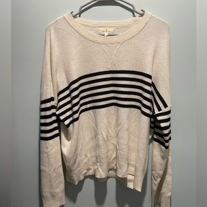 THREAD & Supply Black and White Lightweight Sweater - Size L